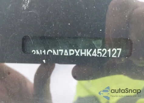 2017 Nissan Versa 1.6 Sv из США, поврежденный, VIN 3N1CN7APXHK452127